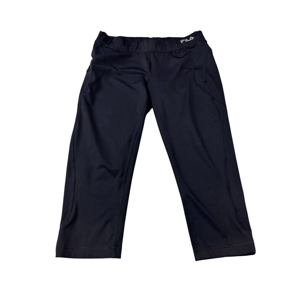Fila Sport Black Capri Running Pants Medium